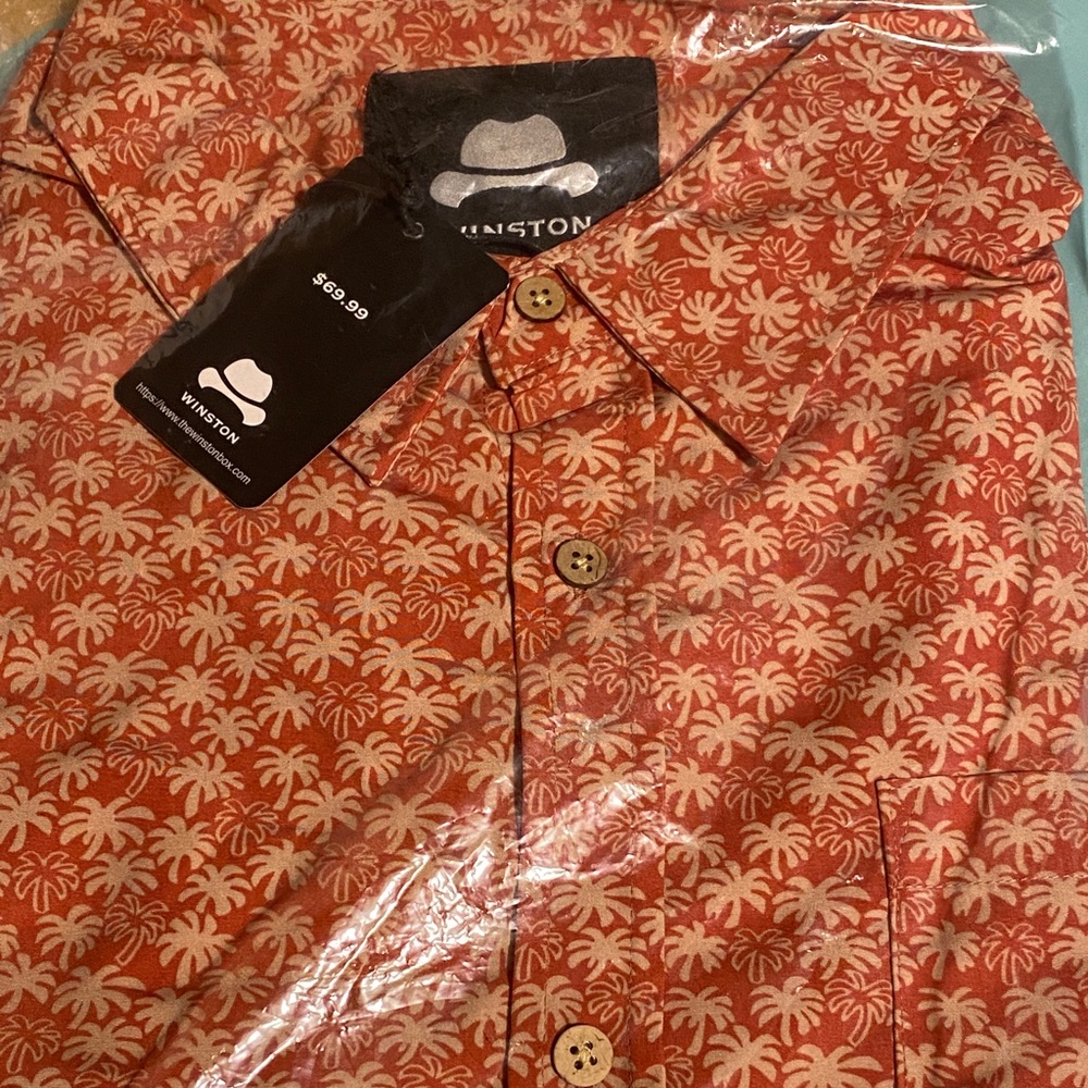 NIP-Men's Weston plus size 4XLT dress shirt